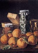 Luis Egidio Melendez Still Life with Oranges oil painting artist